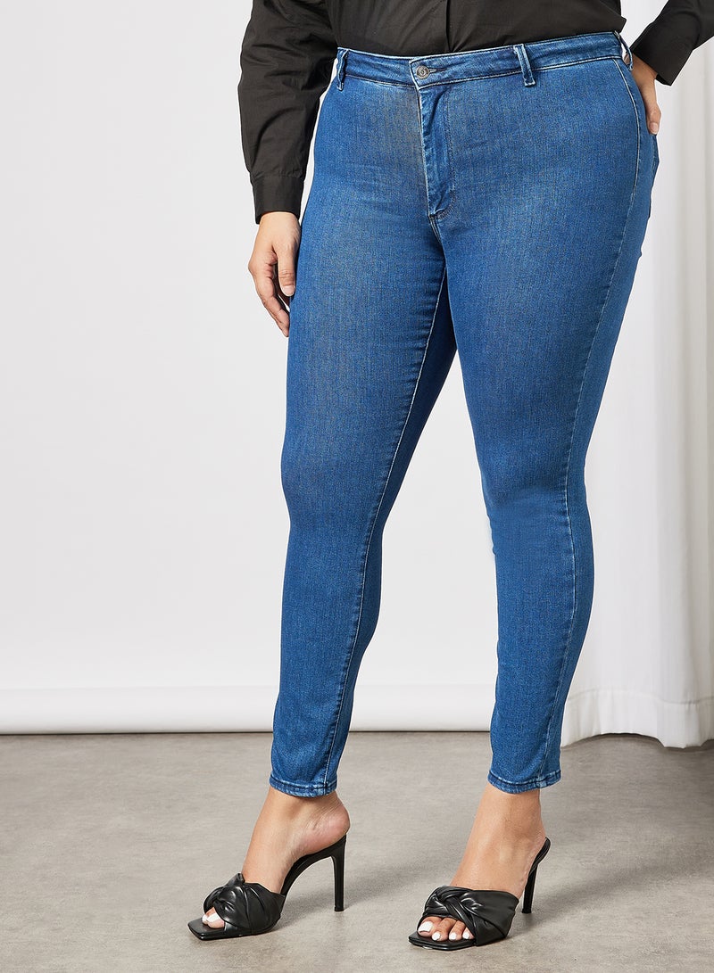 Only Carmakoma - Plus Size Fitted Jeans Blue - Image 1