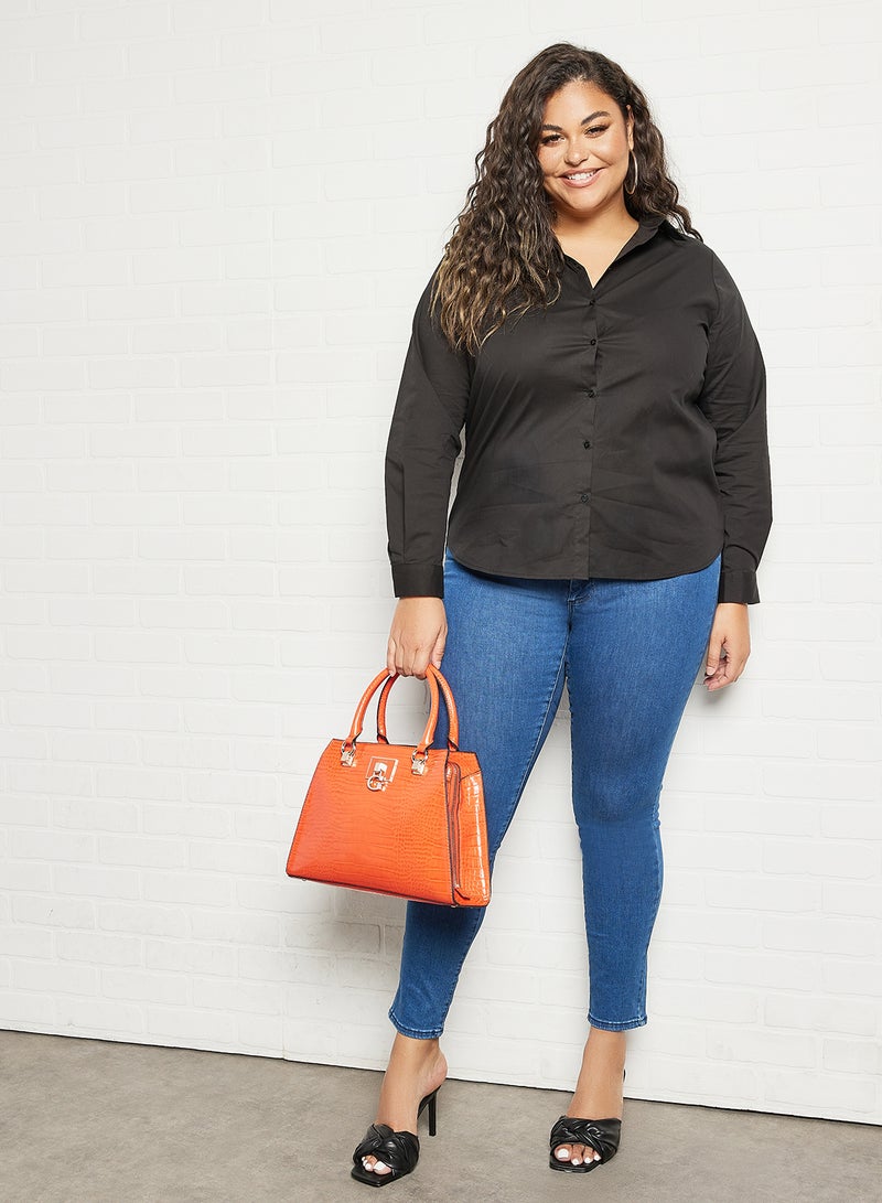 Only Carmakoma - Plus Size Fitted Jeans Blue - Image 1