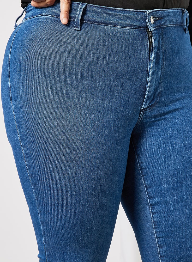 Only Carmakoma - Plus Size Fitted Jeans Blue - Image 1
