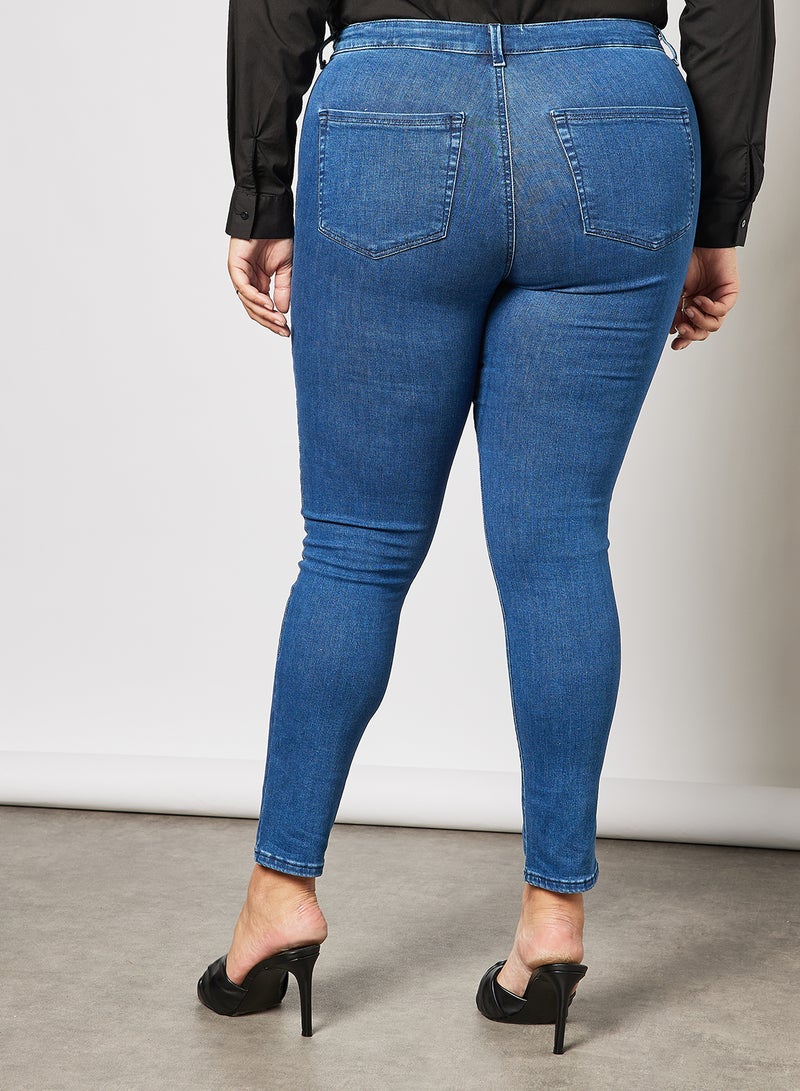 Only Carmakoma - Plus Size Fitted Jeans Blue - Image 1