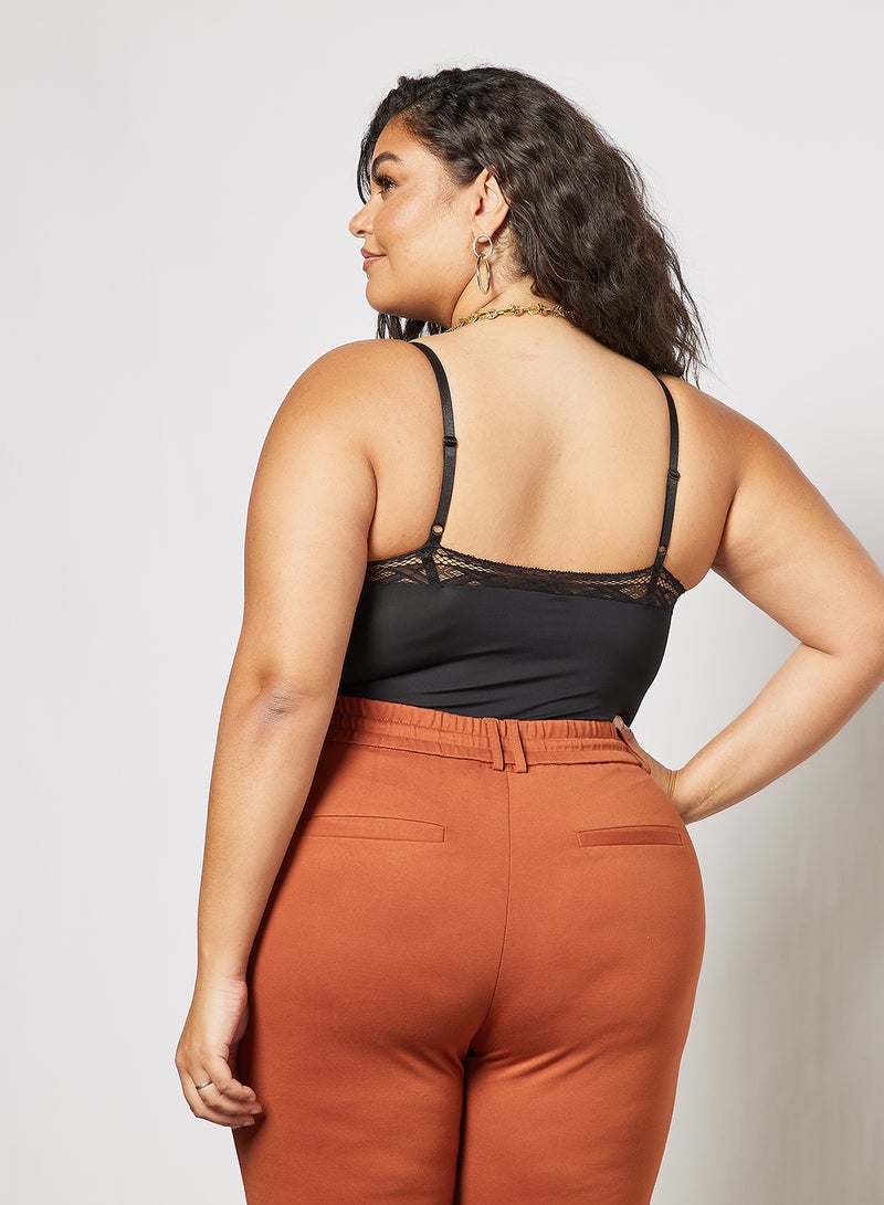 Only Carmakoma - Plus Size Lace Bodysuit Black - Image 1