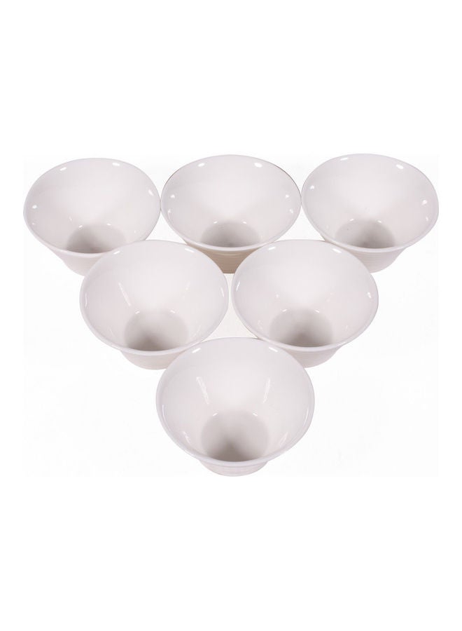 ARCOROC 6-Piece Spiral Appetizer Dish Set White  - Image 1