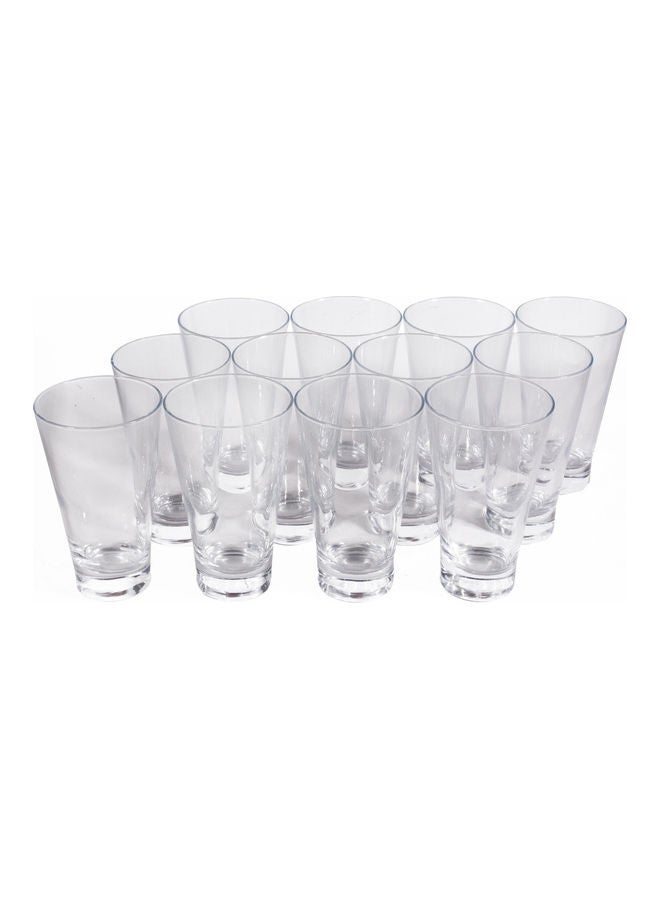 ARCOROC 12-Piece Shetland Highball Glass Set Clear 420ml  - Image 1