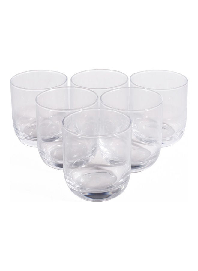 ARCOROC 6-Piece Elisa Old Fashioned Glass Set Clear 230ml  - Image 1