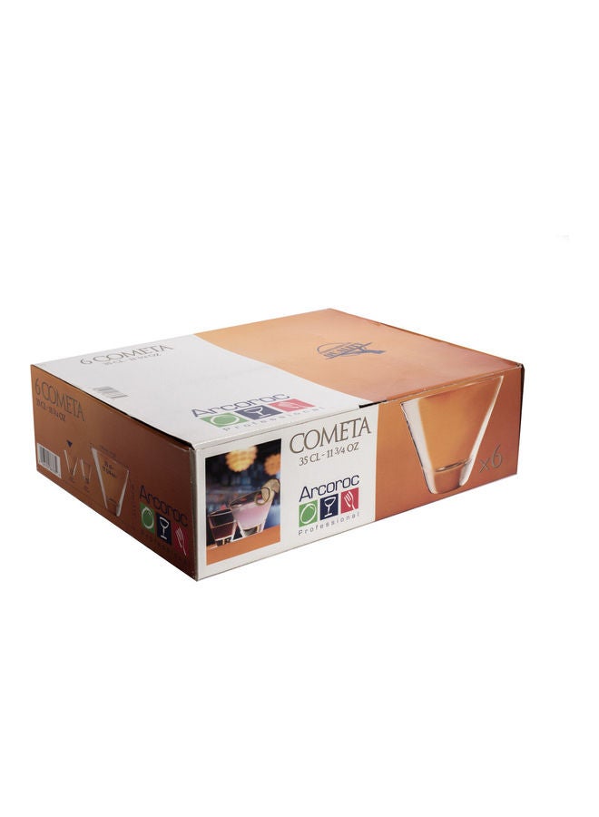 ARCOROC 6-Piece Cometa Old Fashioned Glass Set Clear 350ml  - Image 3
