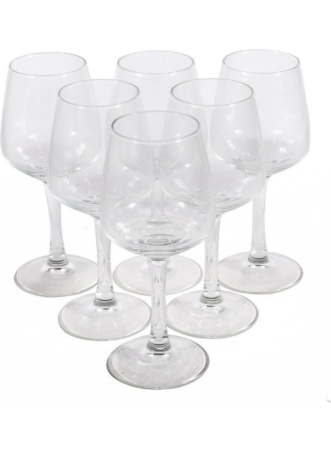 ARCOROC 6-Piece Lineal Glass Set Clear 250ml  - Image 1