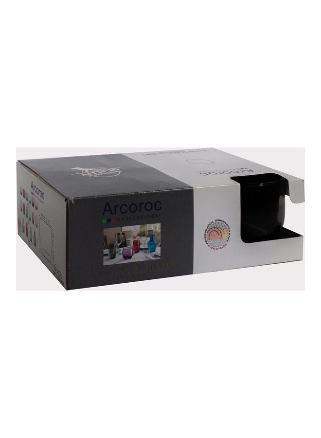 ARCOROC 6-Piece Salto Old Fashioned Glass Set Grey 320ml  - Image 3