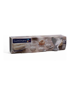 Luminarc 3-Piece Cocoon Egg Cup Set Clear 5cm  - Image 3