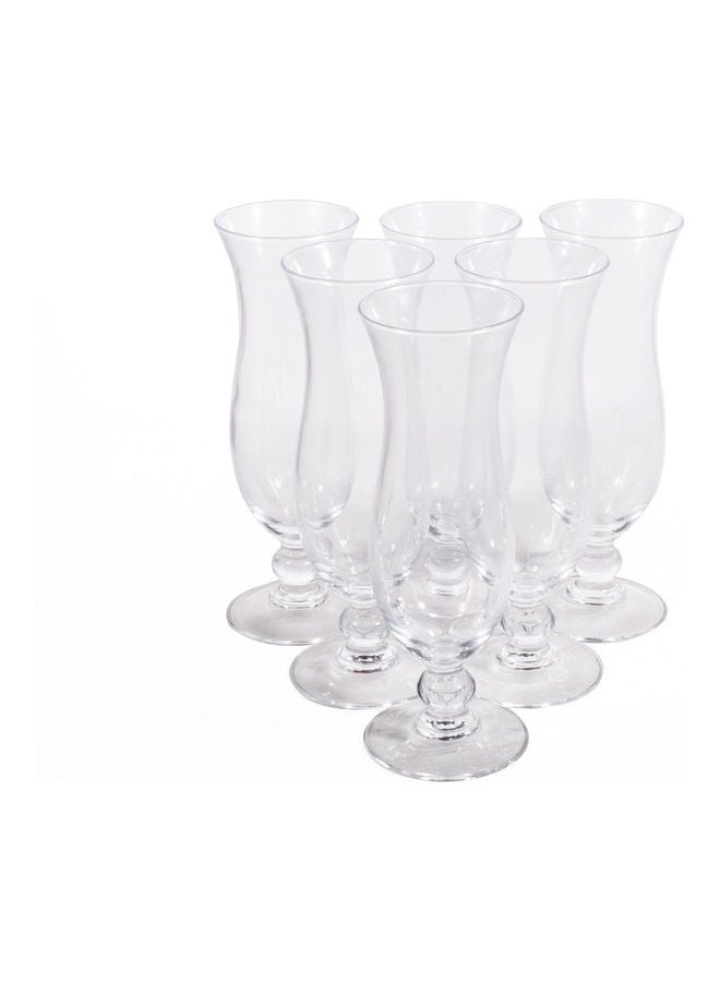 ARCOROC 6-Piece Elegance Hurricane Glass Set Clear 250ml  - Image 1