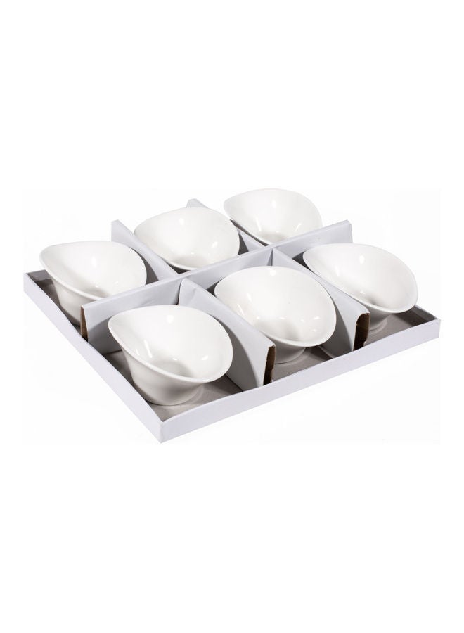 ARCOROC 6-Piece Oval Appetizer Bowl Dish Set White  - Image 3