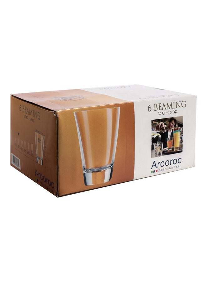 ARCOROC 6-Piece Beaming Old Fashioned Glass Set Clear 300ml  - Image 3
