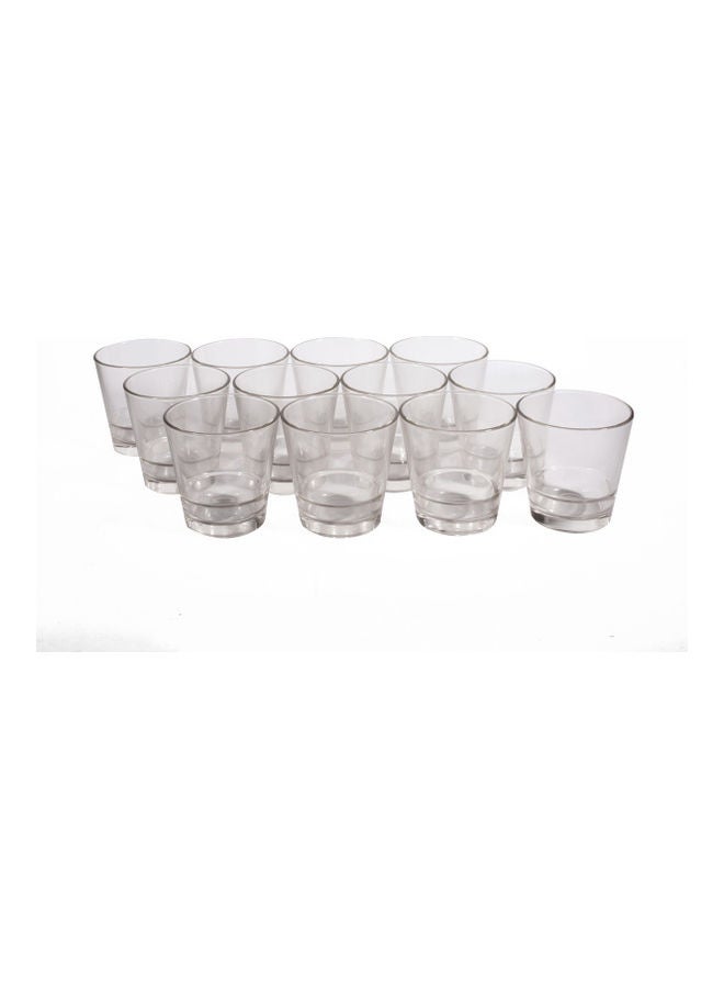 ARCOROC 12-Piece Stack Up Old Fashioned Glass Set Clear 320ml  - Image 1