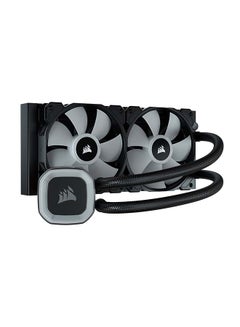 مبرد وحدة المعالجة المركزية السائل إضاءة RGB طراز H100 مقاس 240