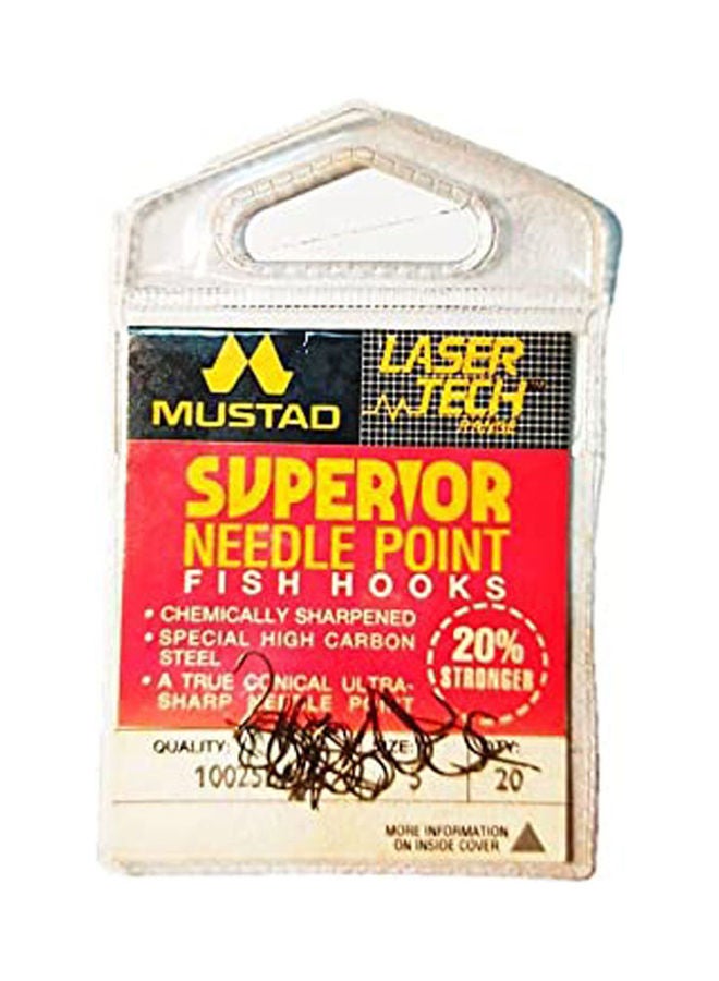 Fishing Hooks Card 20 Pieces 10cm