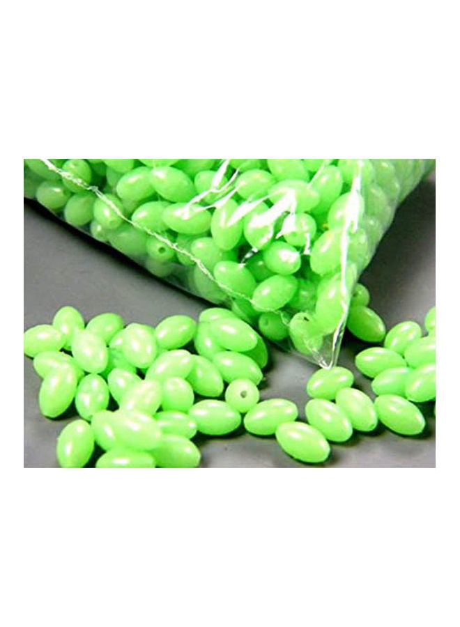 100Pcs Plastic Fishing Glow Bead Fishing Tackle Bait Tools Eggs