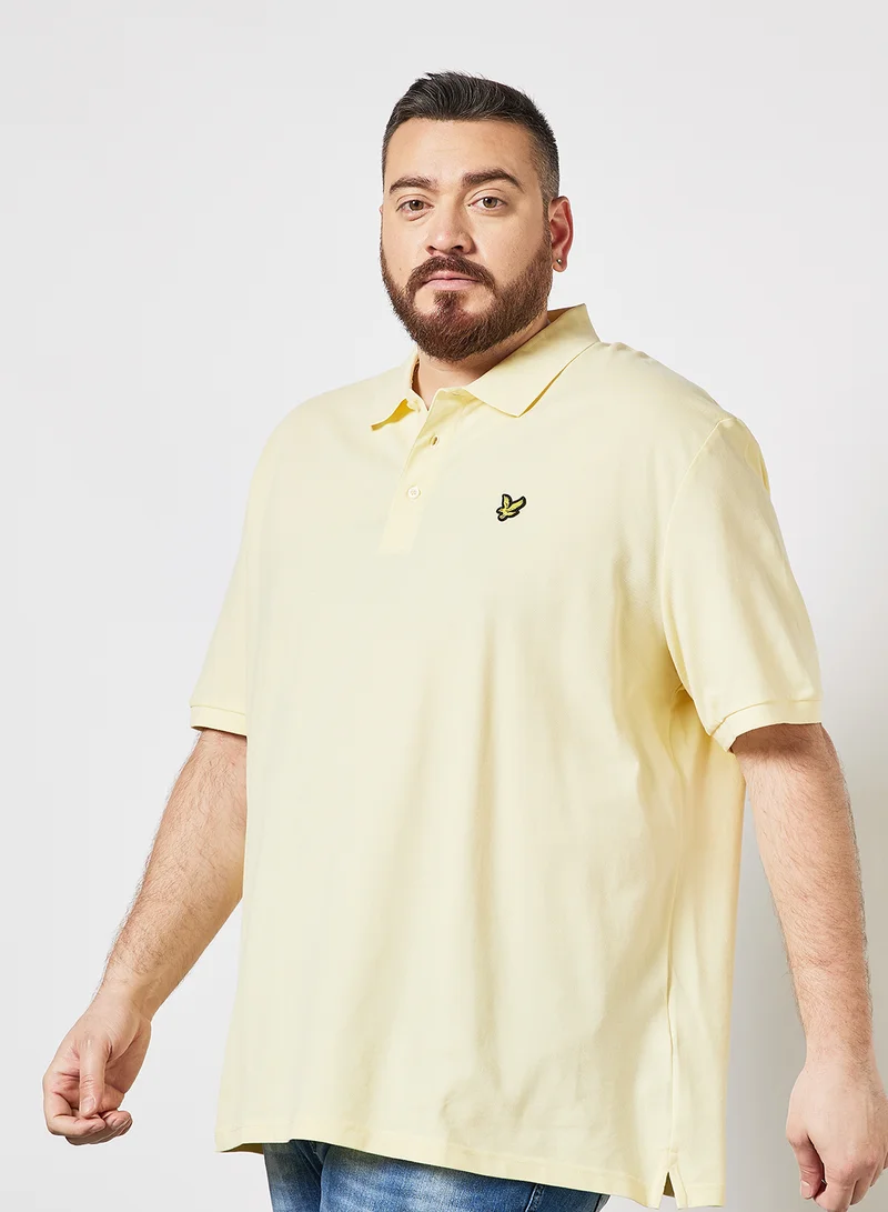 Lyle & Scott Plus Size Essential Polo Yellow