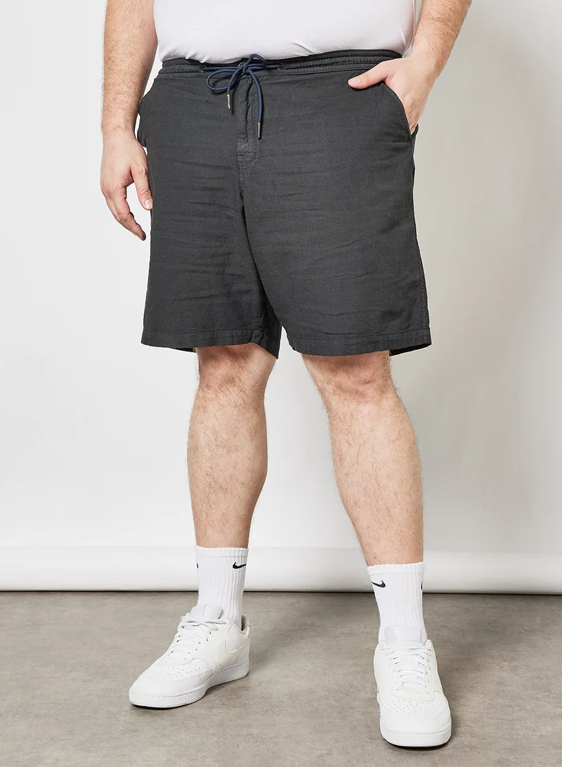 North 56°4 Plus Size Woven Shorts Black