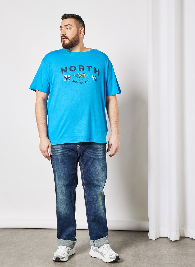 Replika Jeans - Plus Size Washed Regular Jeans Blue - Image 1