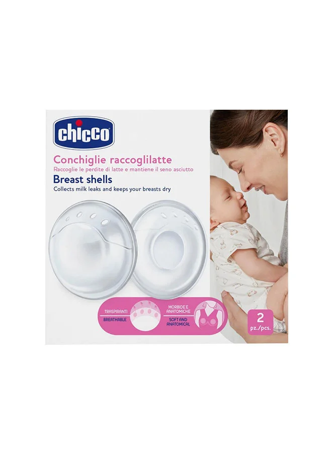 Chicco Conchiglie Raccoglilatte Breast Shells, Pack Of 2