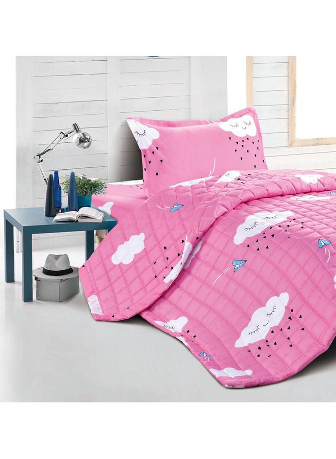 Ming Li 3 Pcs Single Size Kids All Season Reversible Soft Velvet Flannel Comforter Set Polyester Multicolour 160 X 210cm - Image 2