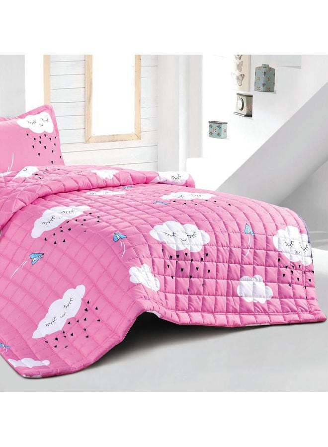 Ming Li 3 Pcs Single Size Kids All Season Reversible Soft Velvet Flannel Comforter Set Polyester Multicolour 160 X 210cm - Image 3
