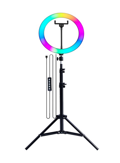 Ring Light With Photography Stand Black
