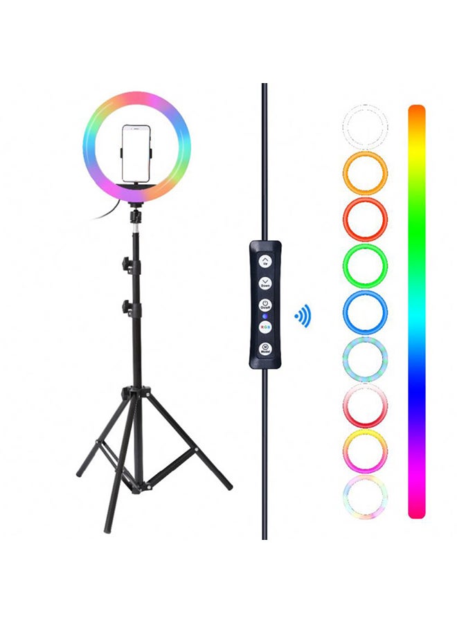 Ring Light With Photography Stand Black
