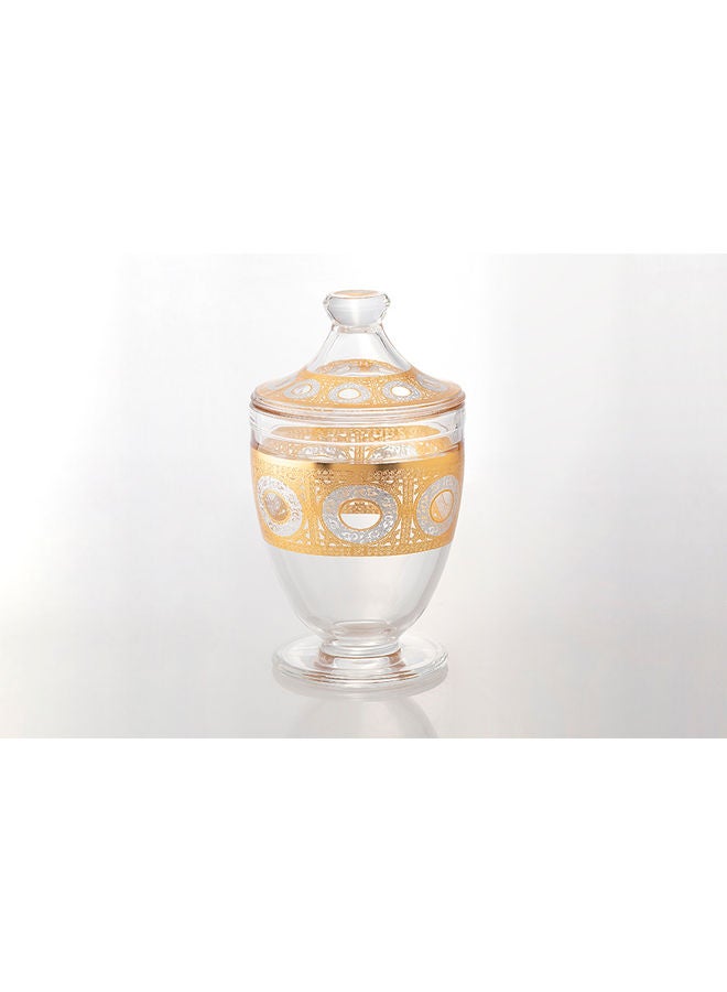 Dania Decorative Dessert Bowl Gold/Clear - Image 1