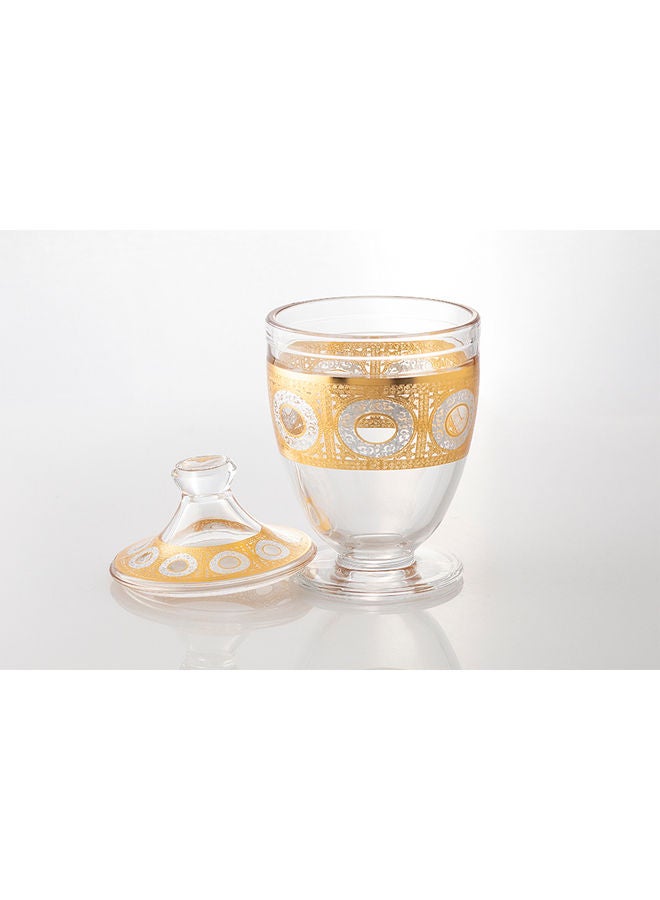 Dania Decorative Dessert Bowl Gold/Clear - Image 2