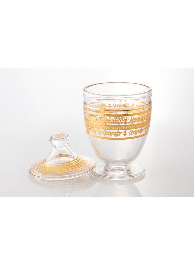 Dania Decorative Dessert Bowl Gold/Clear - Image 2