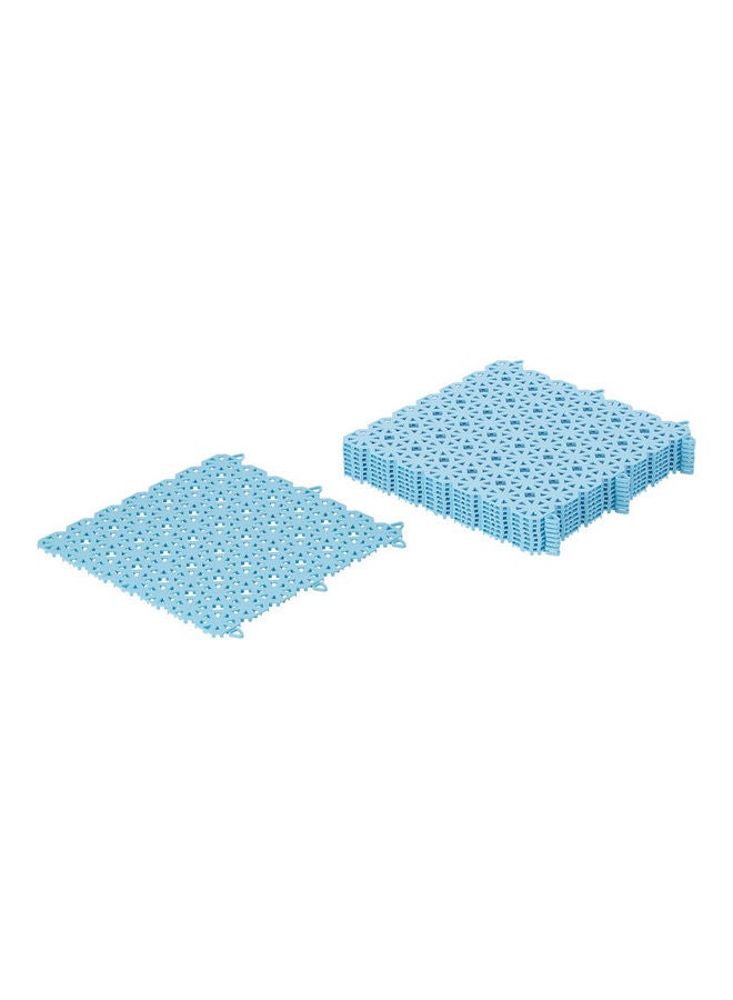 9-Piece Floor Tile Set Light Blue 30cm  - Image 1
