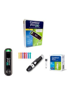Contour Plus Device For Measuring Blood Glucose+50 Test Strips Egypt ...