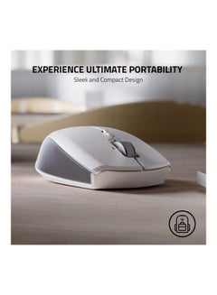 RAZER Pro Click Mini Portable Wireless Mouse - Silent, Tactile, Mouse Clicks, Sleek & Compact Design HyperScroll Technology, Productivity Dongle, 7 Programmable Buttons - White  - Image 3