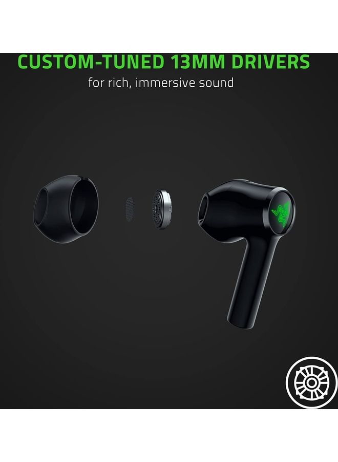 RAZER - Razer Hammerhead True Wireless X Wireless Low Latency Earbuds - 60 Ms Low Latency Gaming Mode, Mobile App CUStomization, CUStom-Tuned 13 Mm Drivers - - Image 1