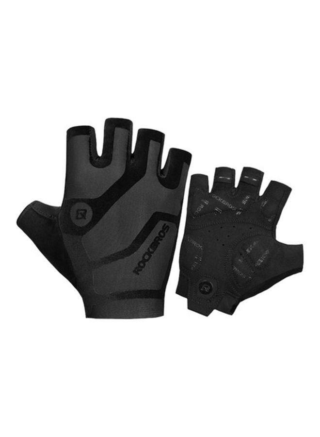 Rockbros - Non-Slip Shock Absorbing Training Half Finger Cycling Gloves 8-8.5cm - Image 1