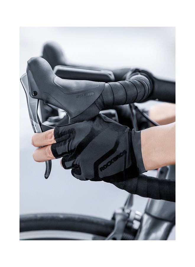 Rockbros - Non-Slip Shock Absorbing Training Half Finger Cycling Gloves 8-8.5cm - Image 1