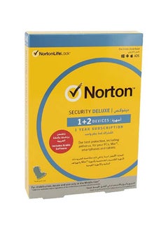 Norton Symantec Security Deluxe 3.0 1 User for 3 Devices 1 Year Antivirus 1 Plus 2 Promo, Arabic Multicolour  - Image 1