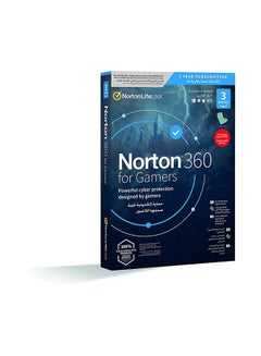 360 for Gamers 50GB AR 1 User for 3 Devices for 1 Year Antivirus Multicolour