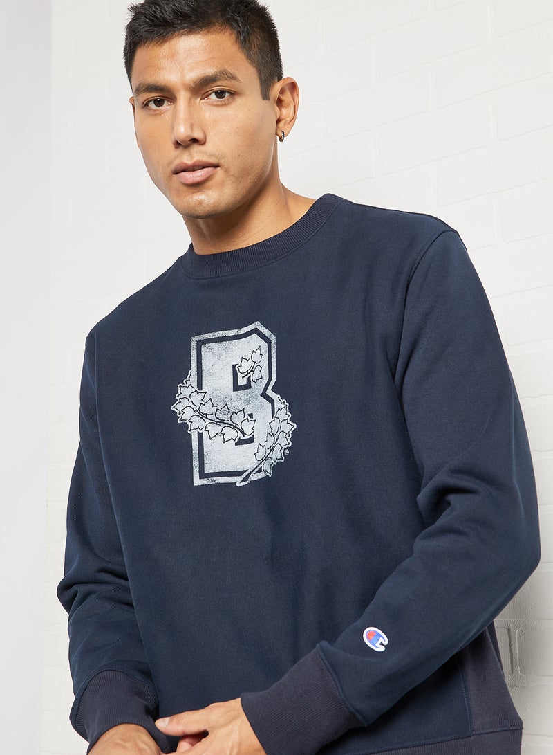 Champion - College Reverse Weave Sweatshirt Black - Image 1