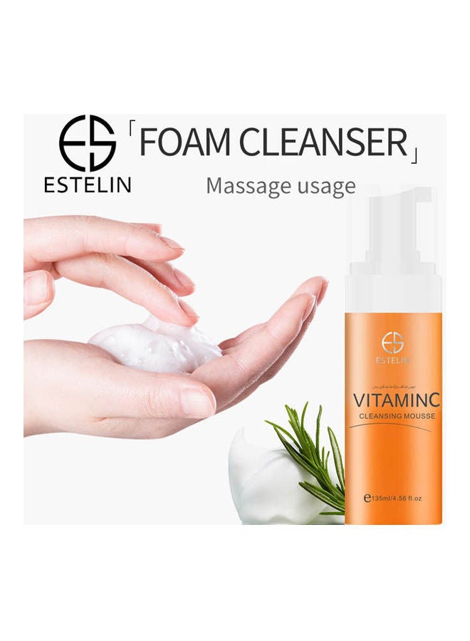 ESTELIN - Vitamin C Cleansing Mousse Multicolour 135ml - Image 1