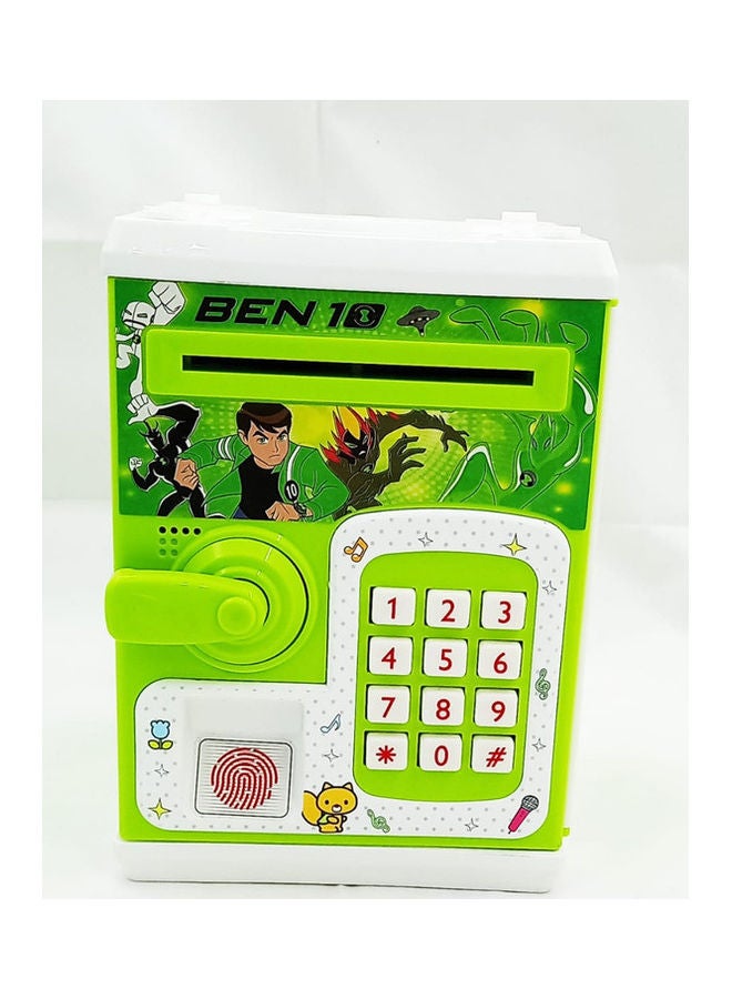 null - حصالة نقود مزودة ببصمة إصبع بتصميم مستوحى من مسلسل Ben 10 - Image 1