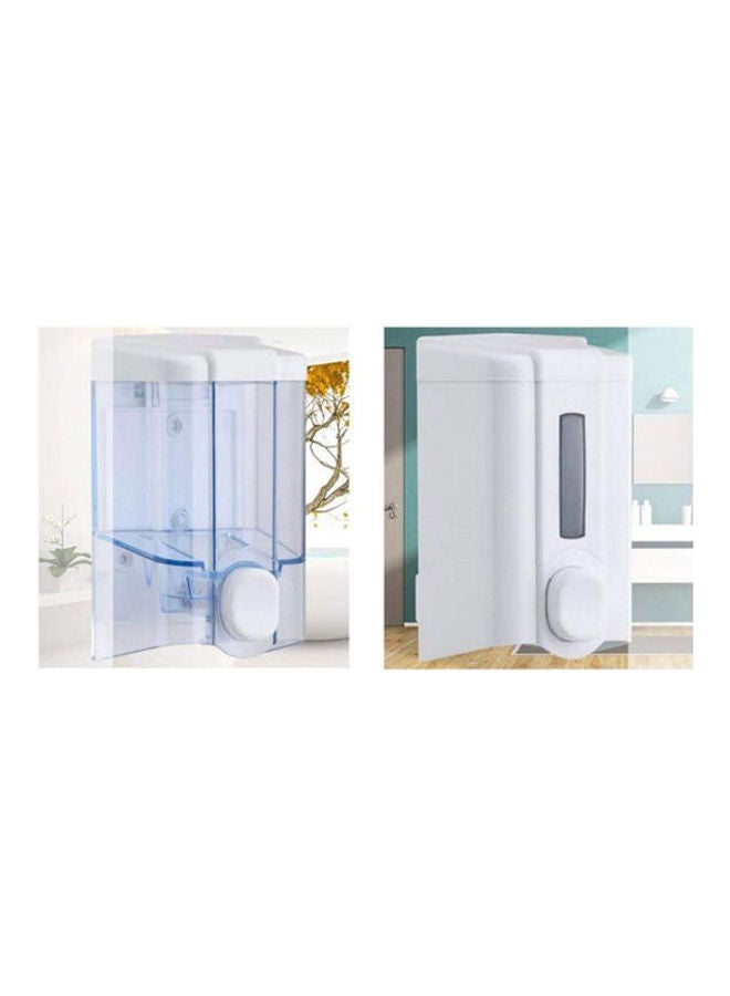Vialli Shower Soap Dispenser With Kitchen Soap Dispenser 500 Ml Clear 500ml - Image 1