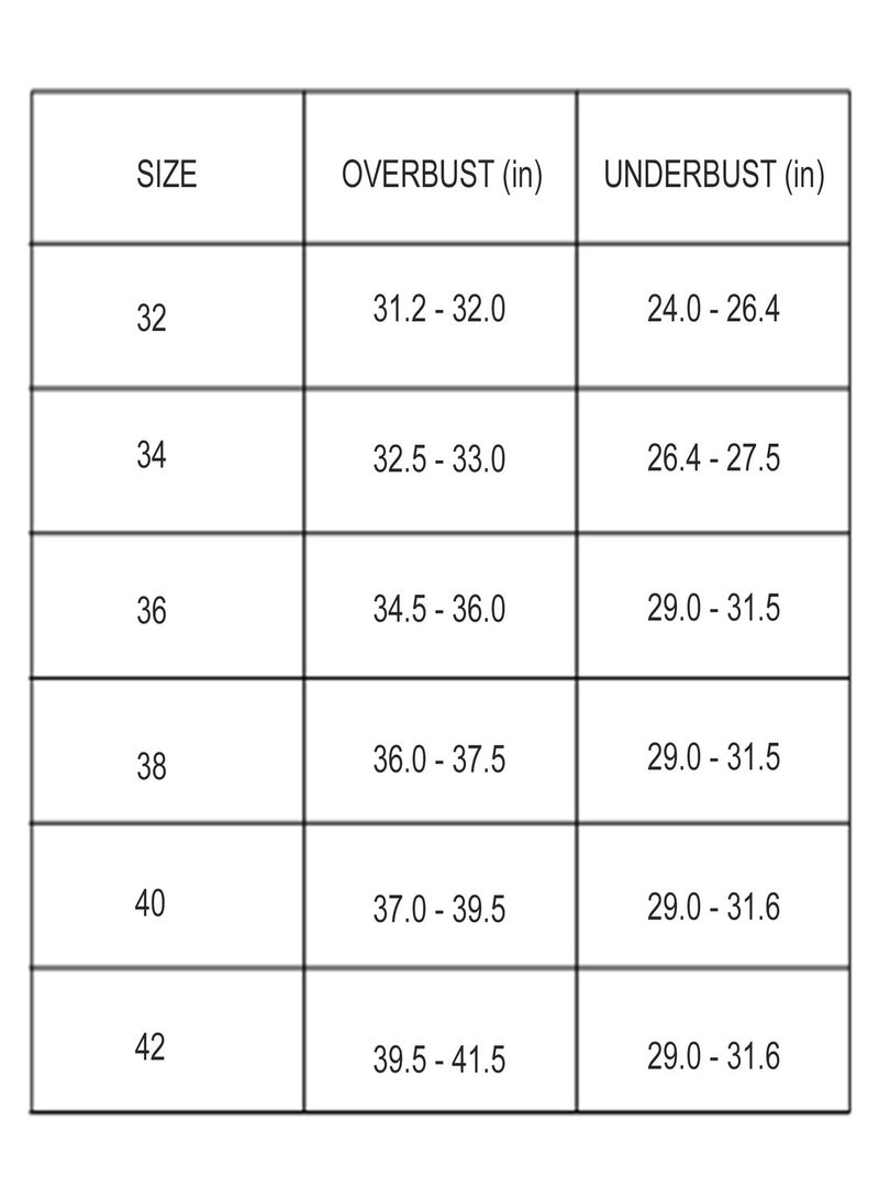 hush-hush mermaid Floral Patterned Padded Bra Black - Image 4