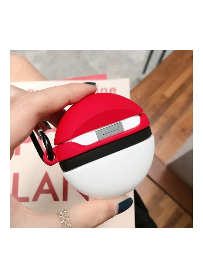 YONK - Apple AirPods 3 Case (2021) Soft Protective Case White/Red - Image 1