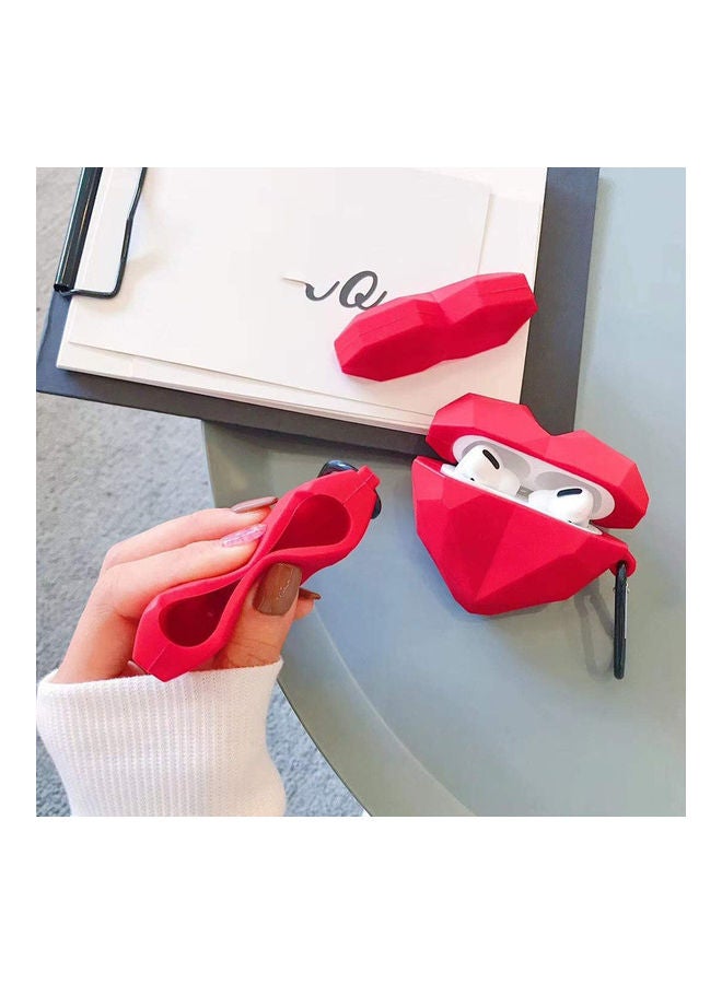 YONK - Apple AirPods 3 Case (2021) Soft Protective Case Red - Image 1