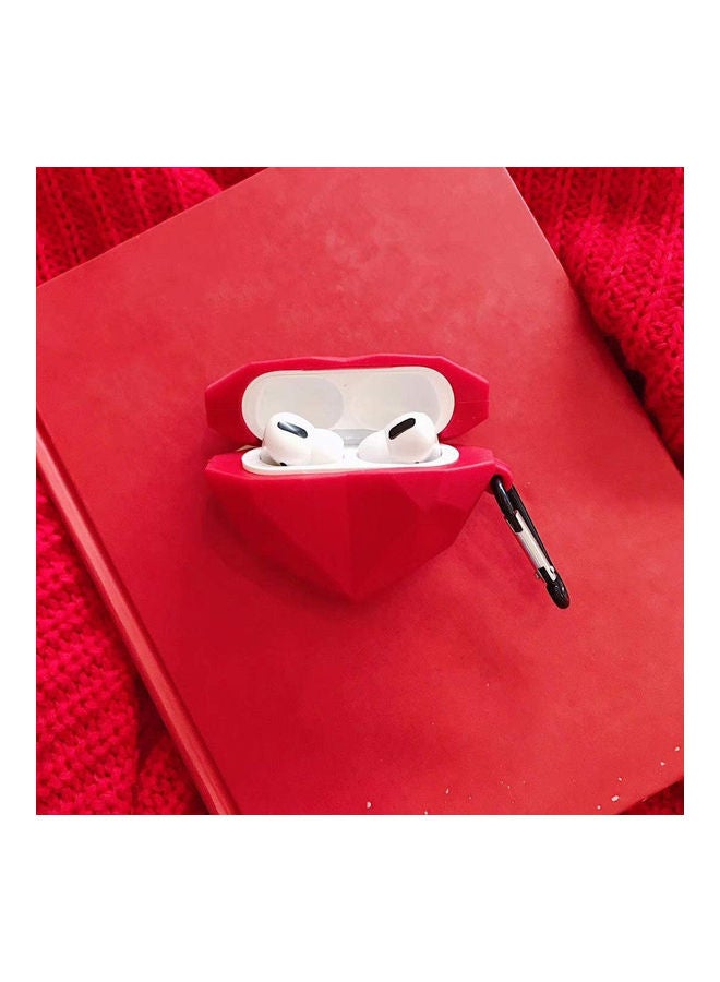 YONK - Apple AirPods 3 Case (2021) Soft Protective Case Red - Image 1