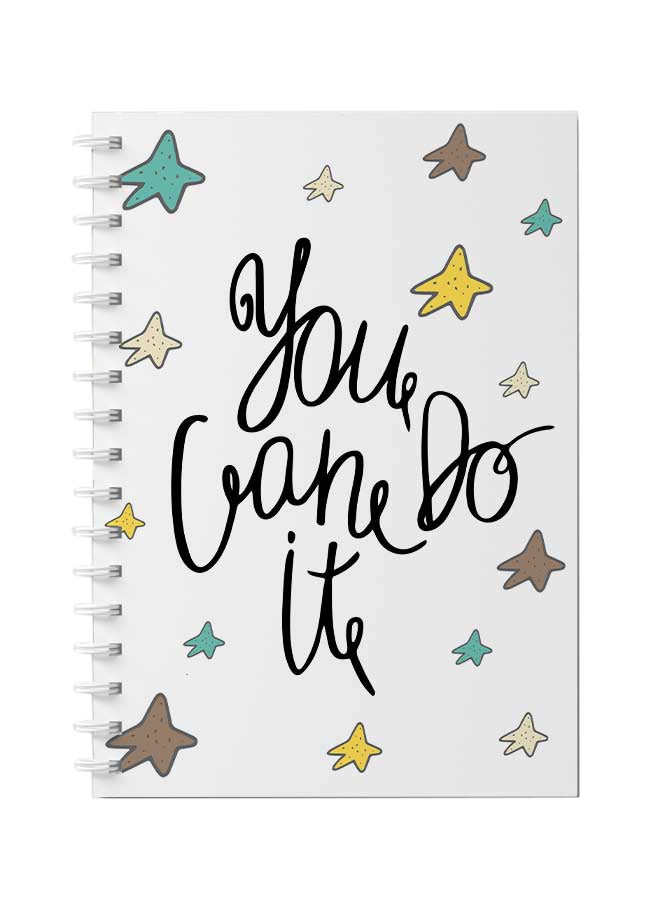 لوحة دفتر ملاحظات بسلك حلزوني من 60 ورقة - Image 1