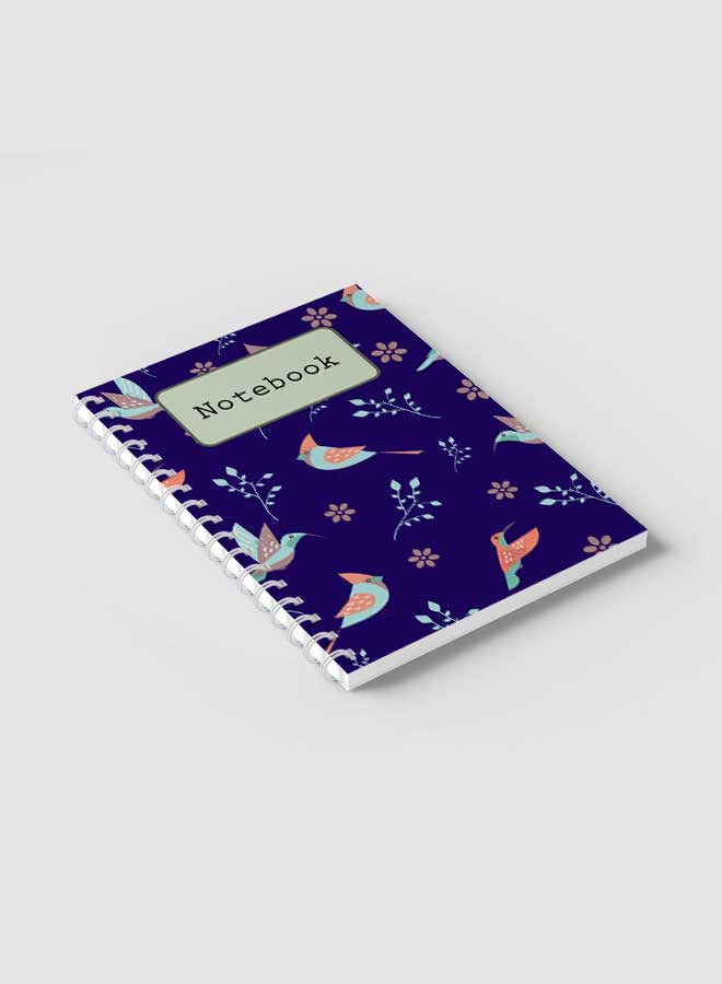 لوحة دفتر ملاحظات بسلك حلزوني من 60 ورقة متعدد الألوان - Image 2