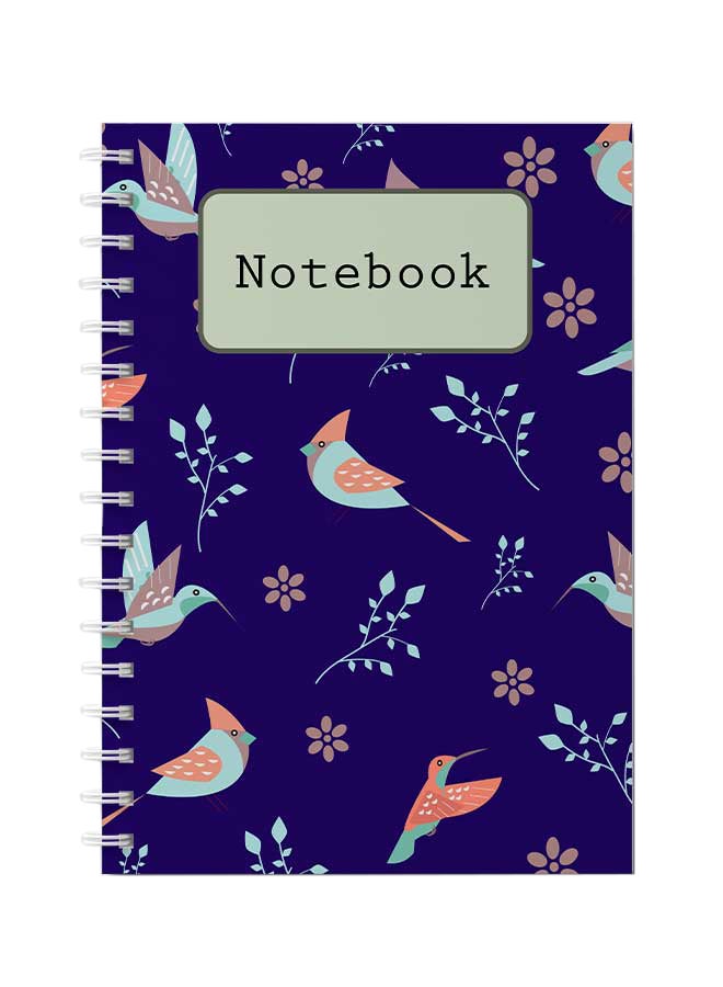 لوحة دفتر ملاحظات بسلك حلزوني من 60 ورقة متعدد الألوان - Image 1