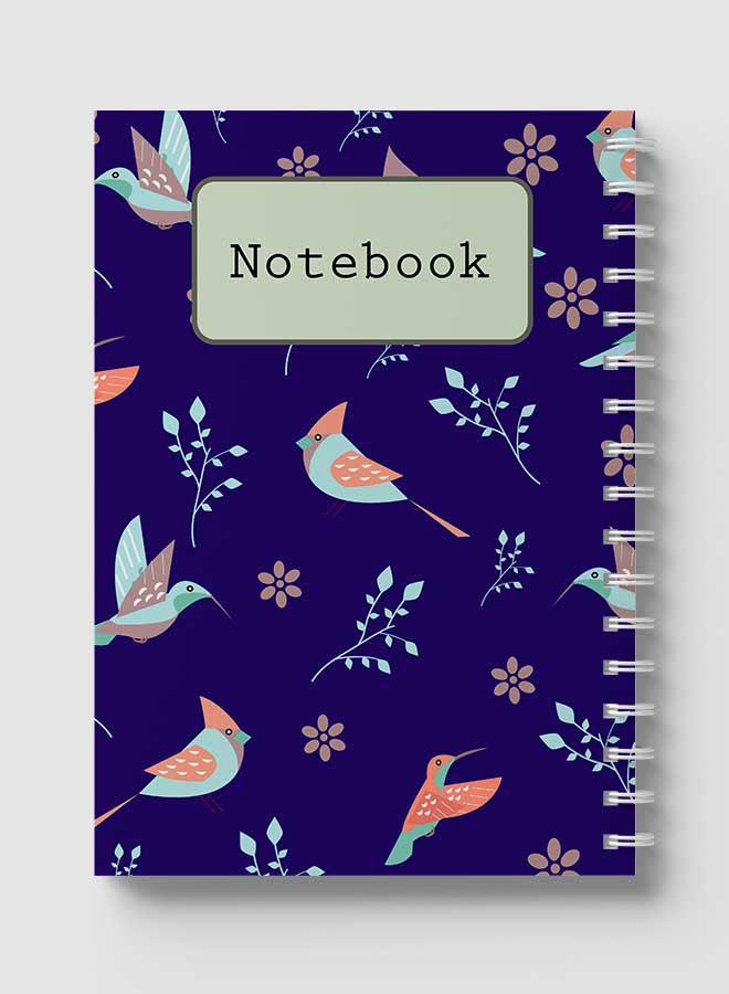 لوحة دفتر ملاحظات بسلك حلزوني من 60 ورقة متعدد الألوان - Image 5